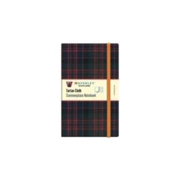 Waverley Commonplace Notebooks: Macdonald Tartan Cloth Large Notebook (21 x 13cm)