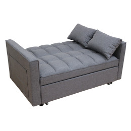 WIND GREY ΥΦΑΣΜΑ ΚΑΝΑΠΕΣ/ΚΡΕΒΑΤΙ 140X85X82εκ.