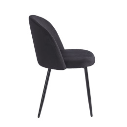 RIO BLACK VELVET ΥΦΑΣΜΑ ΚΑΡΕΚΛΑ ΜΕΤΑΛΛΙΚΗ 50X52X81εκ.