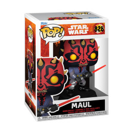 Funko Pop! Star Wars (Darth Maul Shadow Lord) - Maul #828 Bobble-Head Vinyl Figure