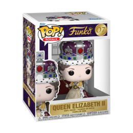 Funko Pop! Premium Royals: Queen Elizabeth ii (Coronation) #07 Vinyl Figure