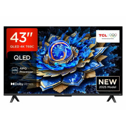 Tcl 43t69c Smart tv 43" 4k uhd Qled hdr 2025 43" (43t69c) (Tcl43t69c)
