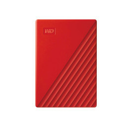 Western Digital my Passport 4tb External usb 3.2 gen 1 Portable Hard Drive (Red) (Wdbpkj0040brd-Wesn)