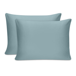 Μαξιλαροθήκες Ύπνου Tonne Cotton box σετ 2 τμχ Χρώμα Μέντα 50x80εκ.