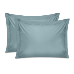 Μαξιλαροθήκες Ύπνου Tonne Cotton box σετ 2 τμχ Χρώμα Μέντα 50x80+5εκ.