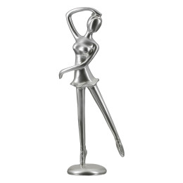 Φιγούρα Μπαλαρίνα ArteLibre Ασημί Polyresin 10x9.5x29.5cm Σε 3 Σχέδια