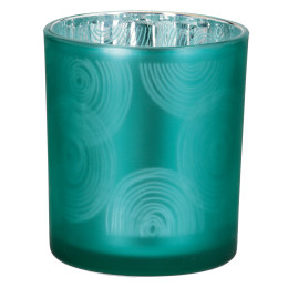 Φανάρι Γυάλινα Σκεύη Πράσινο Λευκό 2 2 Ποικιλία D9X10Cm D9X10Cm