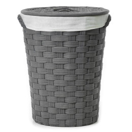 Καλάθι Απλύτων Γκρι Φ43cm