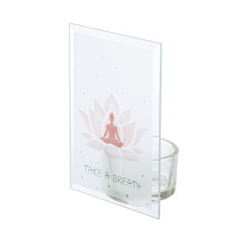 Θήκη Ρεσώ ArteLibre Namaste Διάφανο Γυαλί 8x5x12cm Σε 2 Σχέδια