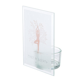 Θήκη Ρεσώ ArteLibre Namaste Διάφανο Γυαλί 8x5x12cm Σε 2 Σχέδια