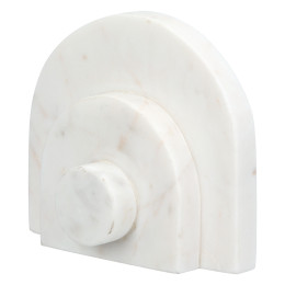 Βιβλιοθήκες Μάρμαρο Μπεζ Λευκό 12X5X11Cm 12X5X11Cm