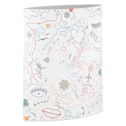 Διακοσμητικό Φως (LED) Έλλειψη 'Modern Art' Χαρτί Λευκό 6x13x16cm