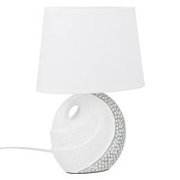 Επιτραπέζιο φωτιστικό Στρογγυλό Κεραμικό Γκρι Λευκό 2 Ποικιλία 20X12X29Cm 20X12X29Cm