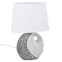 Επιτραπέζιο φωτιστικό Στρογγυλό Κεραμικό Γκρι Λευκό 2 Ποικιλία 20X12X29Cm 20X12X29Cm