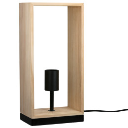 Επιτραπέζιο φωτιστικό Ξύλο Φυσικά Χρώματα 17X10X36Cm 17X10X36Cm