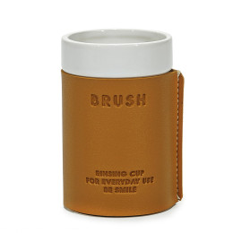 Ποτήρι 'BRUSH' Καφέ Κεραμικό