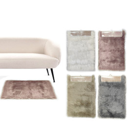 Χαλί Πολύχρωμο Πολυεστέρας 60x90cm Σε 4 Χρώματα
