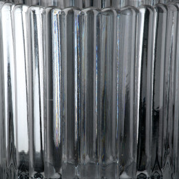 Φανάρι Καταιγίδας "Nostra" Γυάλινο Anthracite PU 18H. 75 cm D. 75 cm