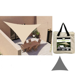 Τέντα Σκίασης Πολυεστέρας Εκρού 3x3x3m