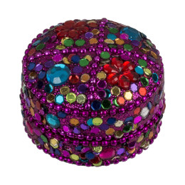 Κουτί Αποθήκευσης Κοσμημάτων Οριένταλ Πολύχρωμο Φ4.5cm Σε 12 Σχέδια