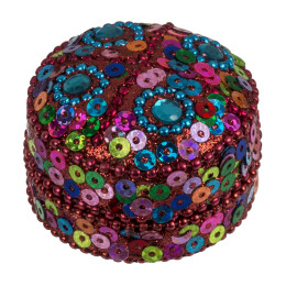 Κουτί Αποθήκευσης Κοσμημάτων Οριένταλ Πολύχρωμο Φ4.5cm Σε 12 Σχέδια