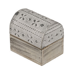Κουτί Αποθήκευσης Κοσμημάτων Μέταλλο/Ξύλο 5x3.8cm Σε 6 Σχέδια