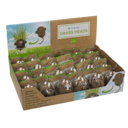 Πρόσωπο Γρασίδας Σε Πλαστικό Αβγό 8cm