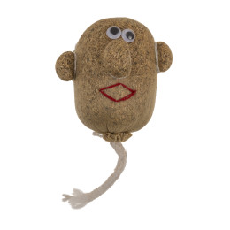 Πρόσωπο Γρασίδας Σε Πλαστικό Αβγό 8cm