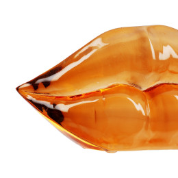 Διακοσμητικό Αντικείμενο Στόμα Ακρυλικό Πορτοκαλί Ροζ 2 Ποικιλία 17X7X10Cm 17X7X10Cm