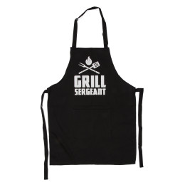 Ποδιά Κουζίνας ‘Cook & Grill’ Μαύρο Βαμβακερό 80x60cm Σε 6 Σχέδια