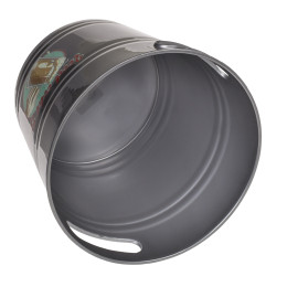 Δοχείο Πάγου ‘Iced Cold Beer!’ Με Χερούλια Γκρι Μέταλλο 6lt