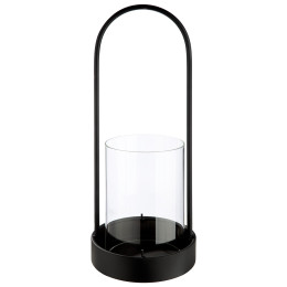 Φανάρι Κυλινδρικό Μεταλλικό Μαύρο D15X39Cm D15X39Cm