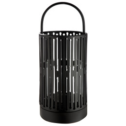 Φανάρι Κυλινδρικό Μεταλλικό Μαύρο D15X39Cm D15X39Cm