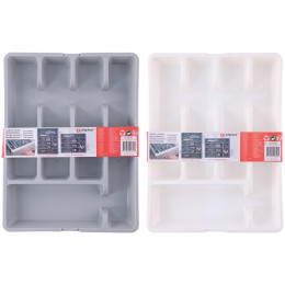 Θήκη Μαχαιροπίρουνων Επεκτάσιμη Λευκό/Γκρι ALPINA