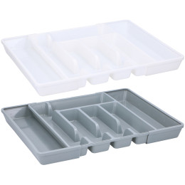 Θήκη Μαχαιροπίρουνων Επεκτάσιμη Λευκό/Γκρι ALPINA