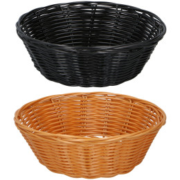 Καλάθια 20cm 2Τμχ Καφέ/Μαύρο ALPINA