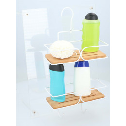 Ράφι Μπάνιου 2 Επιπέδων με Γάντζο