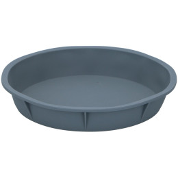 Στρογγυλή Φόρμα Κέικ Σιλικόνη Γκρι 24.5x4.5cm ALPINA Σε 2 Χρώματα