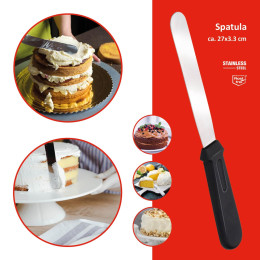 Σπάτουλα Ισια Ανοξείδωτη 27x3.3cm ALPINA