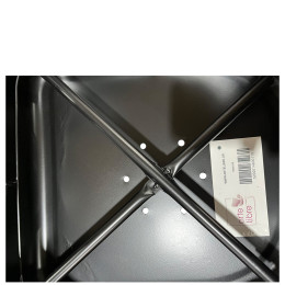 Καρέκλα ArteLibre Βιομηχανικού Τύπου Vintage TOLIKO Μαύρο Ματ Μέταλλο 44x49x84cm