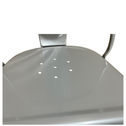 Καρέκλα ArteLibre Βιομηχανικού Τύπου Vintage TOLIKO Γκρι Μέταλλο 44x49x84cm