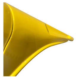 Καρέκλα ArteLibre Βιομηχανικού Τύπου Vintage TOLIKO Κίτρινο Μέταλλο 44x49x84cm