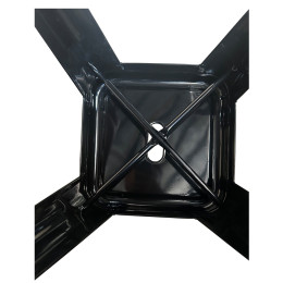 Σκαμπό ArteLibre Βιομηχανικού Τύπου Vintage VELINO Μαύρο Μέταλλο 38x38x45cm