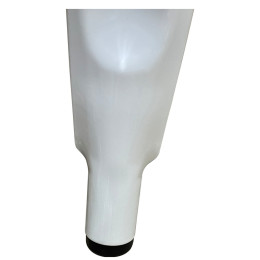 Σκαμπό Bar ArteLibre Βιομηχανικού Τύπου Vintage SILANO Λευκό Μέταλλο 42x42x76cm