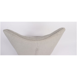 Πολυθρόνα ArteLibre MARION Γκρι Ύφασμα Μπουκλέ/Ξύλο 73x69x96cm