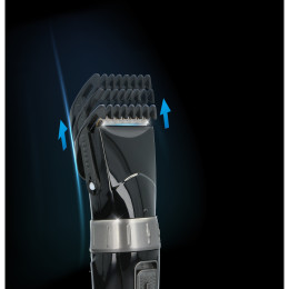 Κουρευτική Μηχανή Επαναφορτιζόμενη Μαύρη DUNLOP