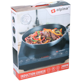 Επαγωγική Εστία Μονή 2000W ALPINA