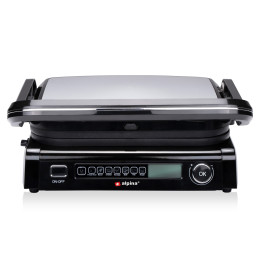 Γκριλ Επαφής 230V 2100W Ανοξείδωτο ALPINA