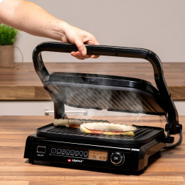 Γκριλ Επαφής 230V 2100W Ανοξείδωτο ALPINA