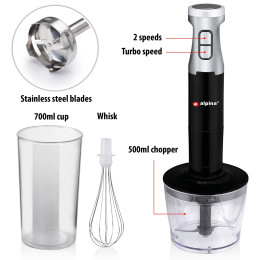 Σετ Ραβδομπλέντερ 230V 1000W Ανοξείδωτο ALPINA